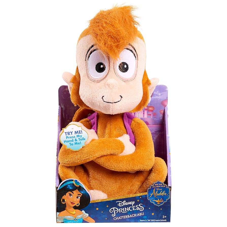 Amazon.com: Disney Aladdin Abu Chatterback Plush : Toys & Games